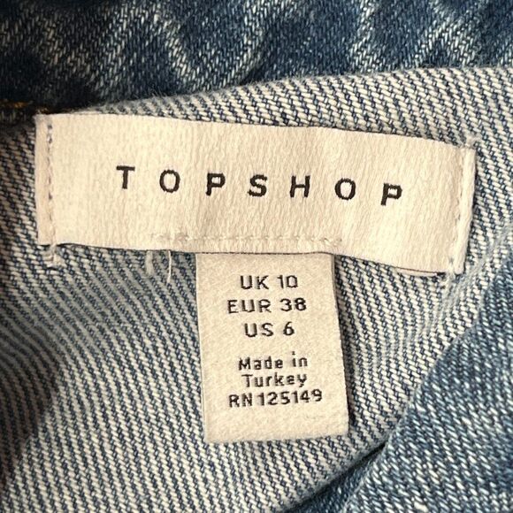 TOPSHOP Denim Buttondown Romper - Picture 10 of 10
